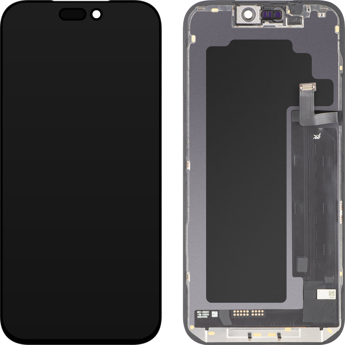 Dotykový displej JK pro Apple iPhone 17 Pro Max, s rámečkem, verze LCD In-Cell IC pohyblivý, černý