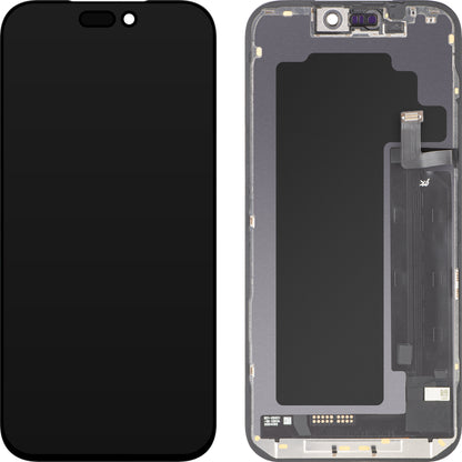 Dotykový displej JK pro Apple iPhone 17 Pro Max, s rámečkem, verze LCD In-Cell IC pohyblivý, černý