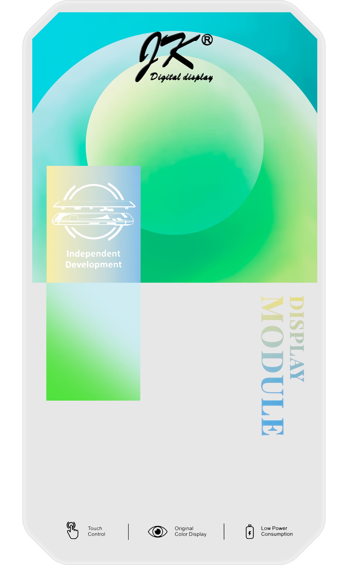 Dotykový displej JK pro Apple iPhone 13 Pro Max, s rámečkem, verze In-Cell LCD, černý 