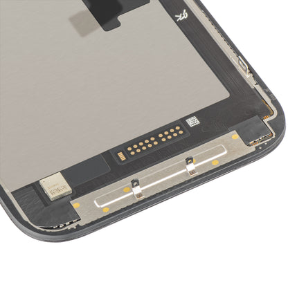 Displej s dotykovou obrazovkou JK pro Apple iPhone 16 Pro, s rámečkem, verze LCD In-Cell IC Movable, černý
