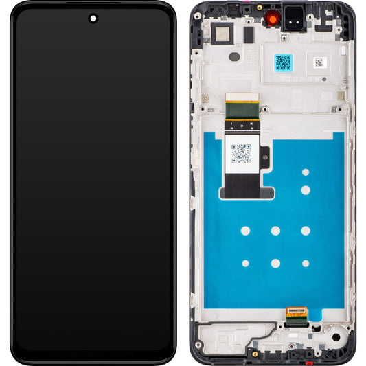 Motorola Moto G23 dotykový displej s dotykovým sklem, s rámečkem, černý, servisní balíček 5D68C22092