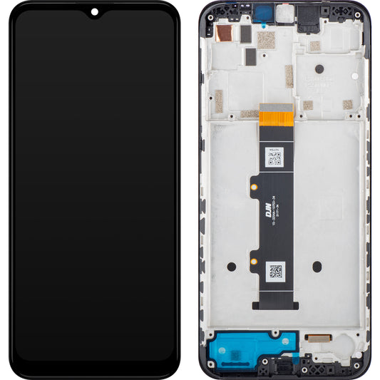 Motorola Moto G30 dotykový displej s dotykovým sklem, s rámečkem, černý, servisní balíček 5D68C18187