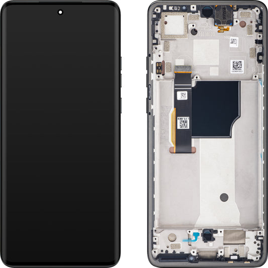 Displej s dotykovou obrazovkou Motorola Edge 40 Neo, s rámečkem, verze L3, černý, Swap 5D68C23158