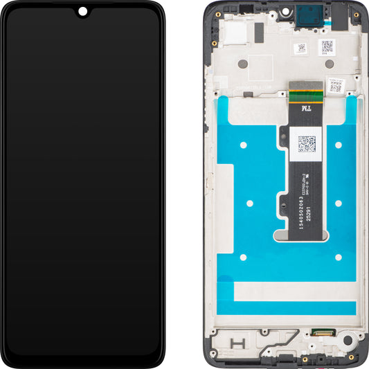 Displej s dotykovou obrazovkou Motorola Moto G06, s rámem, černý, Service Pack 5D68C31263