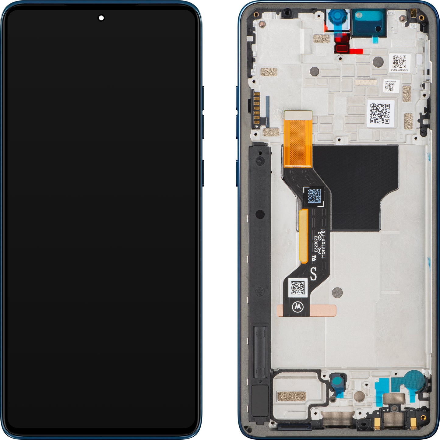 Displej s dotykovou obrazovkou Motorola Moto G Stylus 5G (2025), s rámem, námořnická modř (Gibraltar Sea), Service Pack 5D68C29806