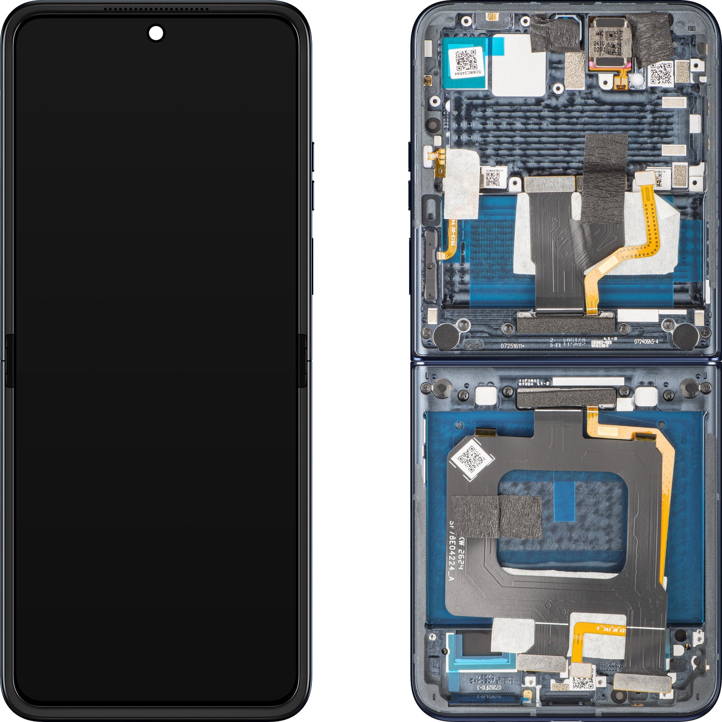 Displej s dotykovou obrazovkou Motorola Razr+ 2025 / Razr+ 2024 / Razr 50 Ultra, s rámem, námořnická modř (Navy Blazer), Swap 5D68C24698