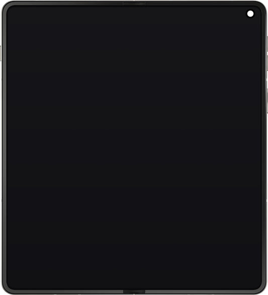 Dotykový displej Motorola Razr Fold s rámečkem, pod vnitřní částí, černý (Pantone Blackened Blue) Service Pack 5D68C32444