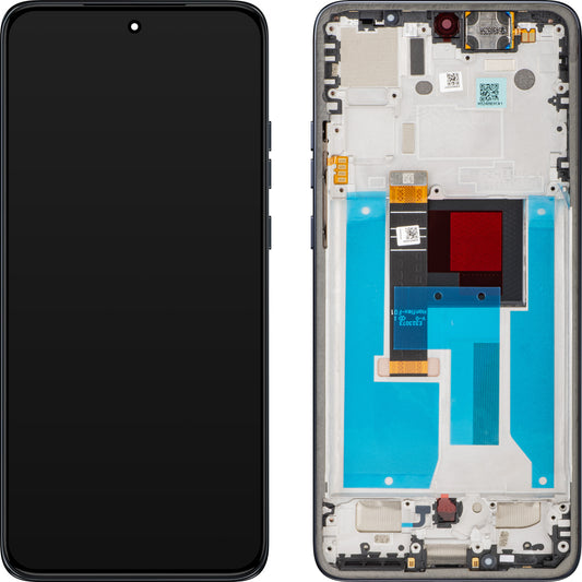 Displej s dotykovou obrazovkou Motorola Edge 50 Neo, s rámečkem, šedý (Grisaille), znovu zapečetěný 5D68C28683