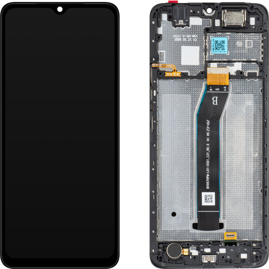 MP dotykový displej kompatibilní s Xiaomi Redmi A3, s rámečkem, černý 