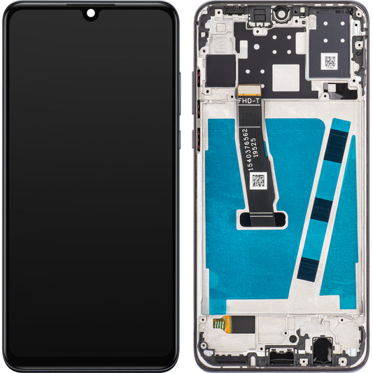 MP dotykový displej kompatibilní s Huawei P30 lite / nova 4e, s rámečkem, černý 