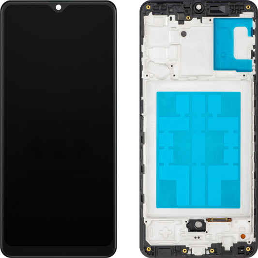 Display s dotykovým displejem MP kompatibilní se Samsung Galaxy A31 A315, s rámem, černý