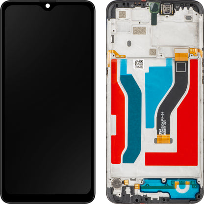 Display s dotykovým displejem MP kompatibilní se Samsung Galaxy A10s A107, s rámem, černý