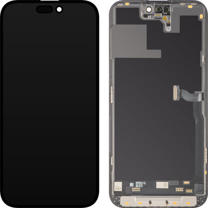 Displej s dotykovým panelem MP kompatibilní s Apple iPhone 14 Pro Max, s rámem, verze Soft OLED IC Movable 120Hz FHD, černý