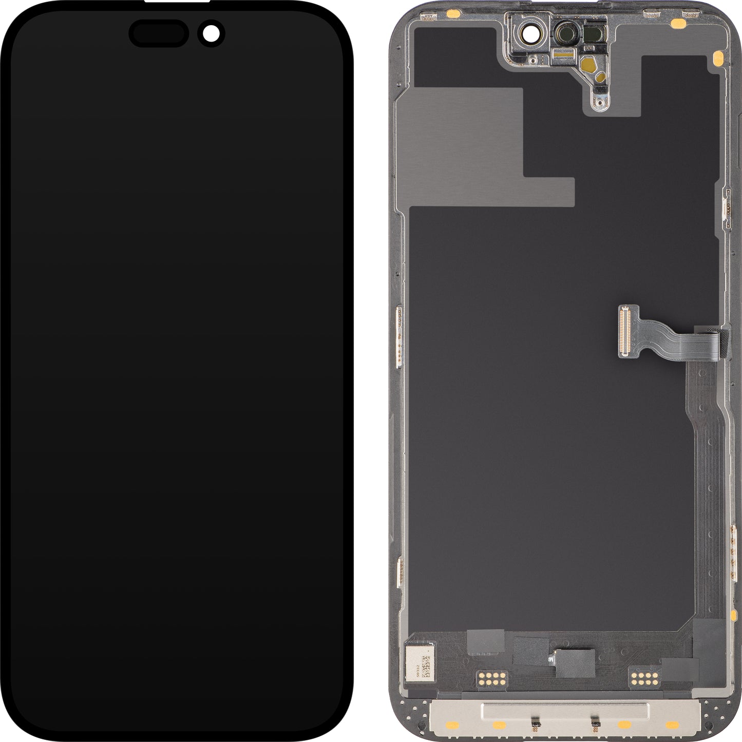 Displej s dotykovým panelem MP kompatibilní s Apple iPhone 14 Pro Max, s rámem, verze Soft OLED 120Hz FHD Diagnostic, černý