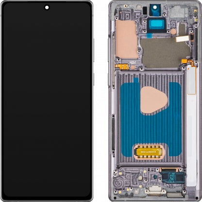 Displej s dotykovým panelem MP kompatibilní se Samsung Galaxy Note 20 N980, s rámem, verze OLED, černý