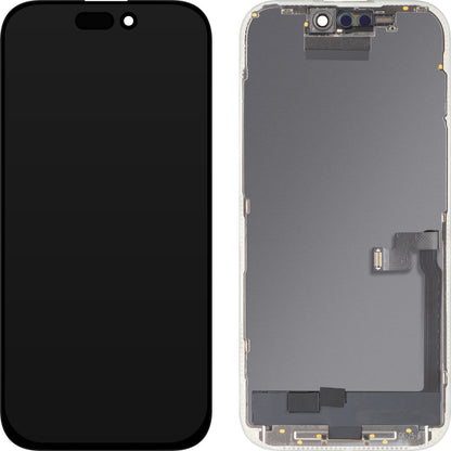 Displej s dotykovým panelem MP kompatibilní s Apple iPhone 16 Pro, s rámem, verze OLED FHD Diagnostic, černý