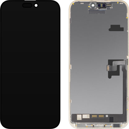 MP dotykový displej kompatibilní s Apple iPhone 16 Pro Max, s rámečkem, softwarová verze OLED FHD diagnostická, černý