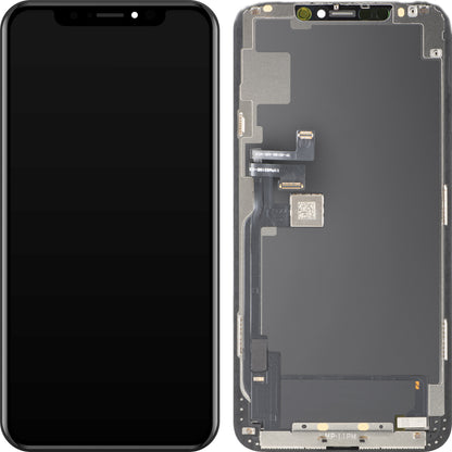 MP dotykový displej kompatibilní s Apple iPhone 11 Pro Max, s rámečkem, verze OLED FHD IC Movable, černý