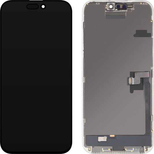MP dotykový displej kompatibilní s Apple iPhone 16 Pro Max, s rámečkem, verze OLED FHD IC Movable, černý, Swap