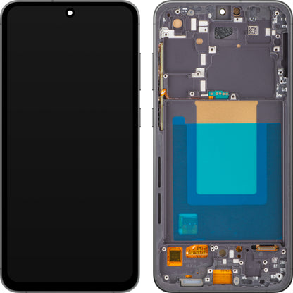 MP dotykový displej kompatibilní se Samsung Galaxy S24 FE S721, s rámečkem, OLED verze, černý