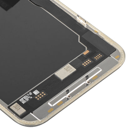 Displej s dotykovým panelem MP kompatibilní s Apple iPhone 15 Pro Max, s rámem, verze Soft OLED IC Movable 120Hz FHD, černý