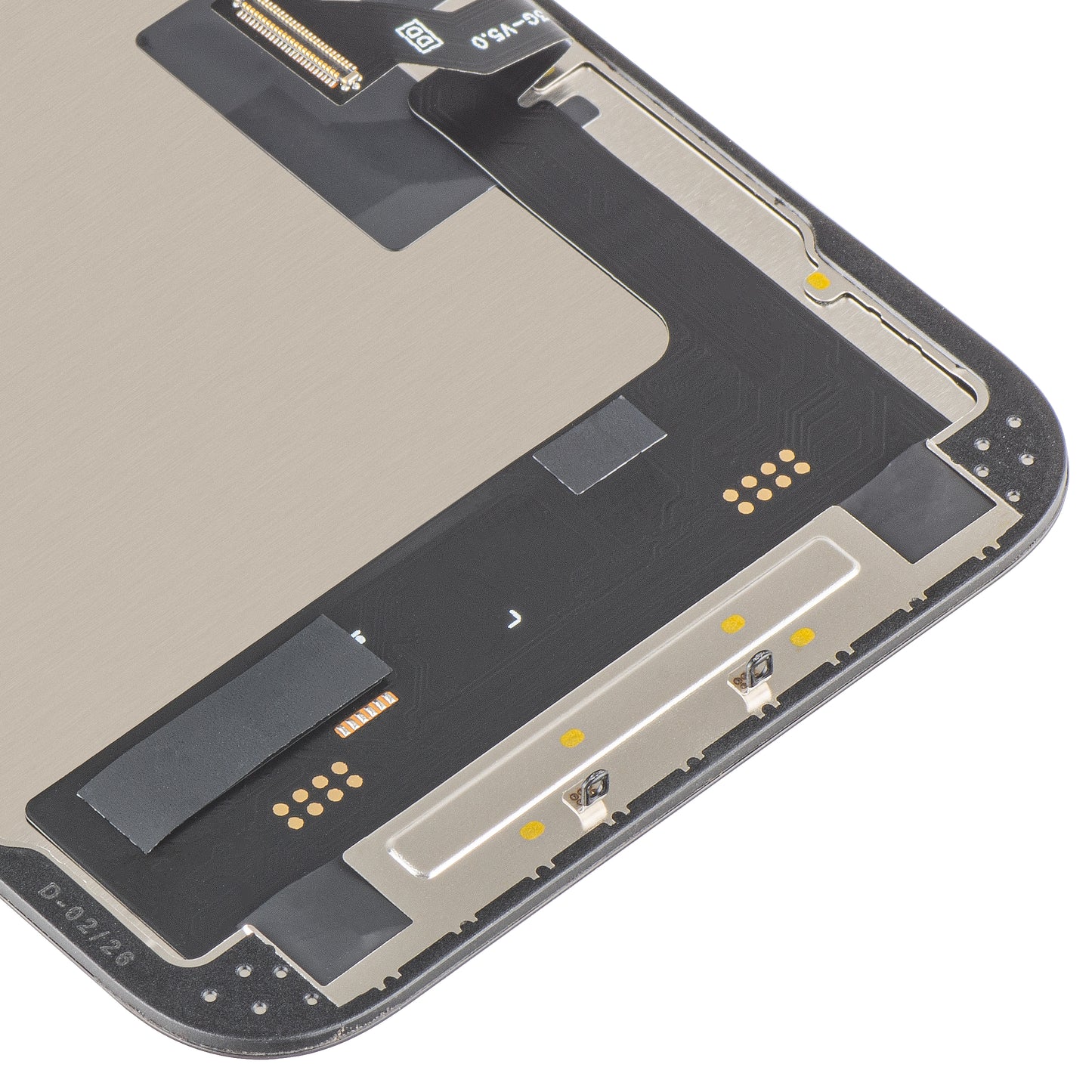 Displej s dotykovým panelem MP kompatibilní s Apple iPhone 14, s rámem, verze Soft OLED FHD 120Hz IC Movable, černý