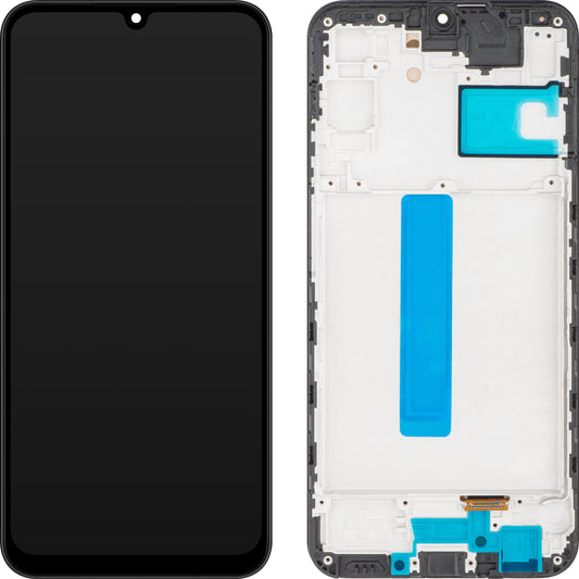 MP dotykový displej kompatibilní se Samsung Galaxy A25 A256, s rámečkem, verze OLED, černý