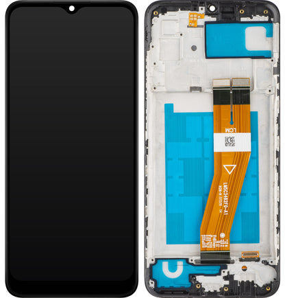 MP dotykový displej kompatibilní s Samsung Galaxy A03 A035, s rámečkem, verze F, černý 