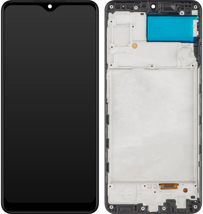 MP dotykový displej kompatibilní se Samsung Galaxy A22 A225, s rámečkem, verze OLED, černý 