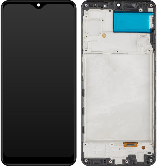 MP dotykový displej kompatibilní se Samsung Galaxy A22 A225, s rámečkem, verze OLED, černý 