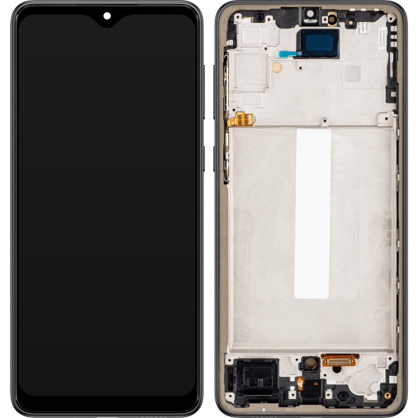 MP dotykový displej kompatibilní se Samsung Galaxy A33 5G A336, s rámečkem, verze OLED, černý 