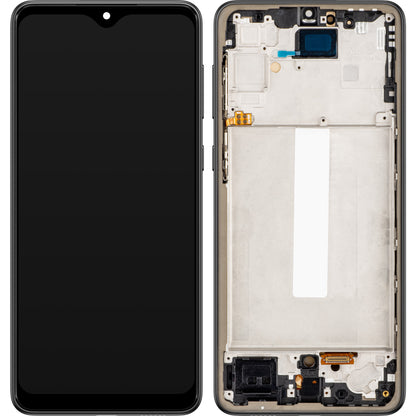 MP dotykový displej kompatibilní se Samsung Galaxy A33 5G A336, s rámečkem, verze OLED, černý 