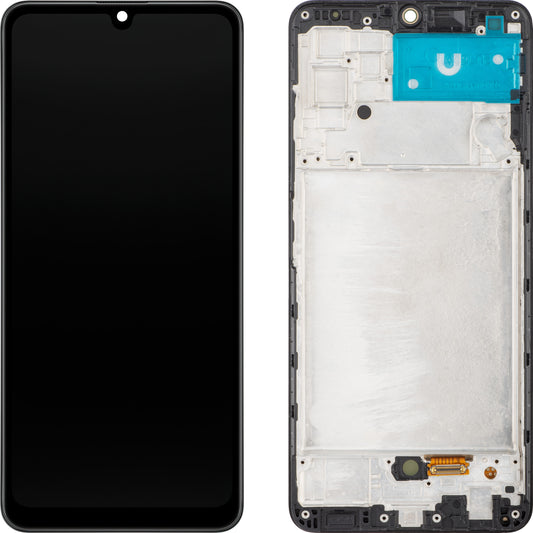 MP dotykový displej kompatibilní s Samsung Galaxy A32 A325, s rámečkem, verze OLED, černý 
