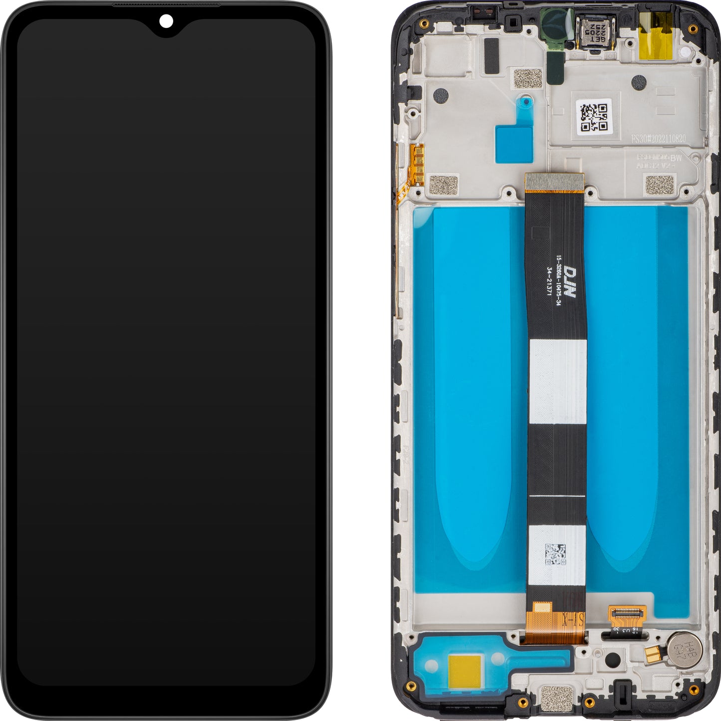 Displej s dotykovým panelem MP kompatibilní s Xiaomi Redmi 9C NFC / 9C / 9A, s rámem, černý.