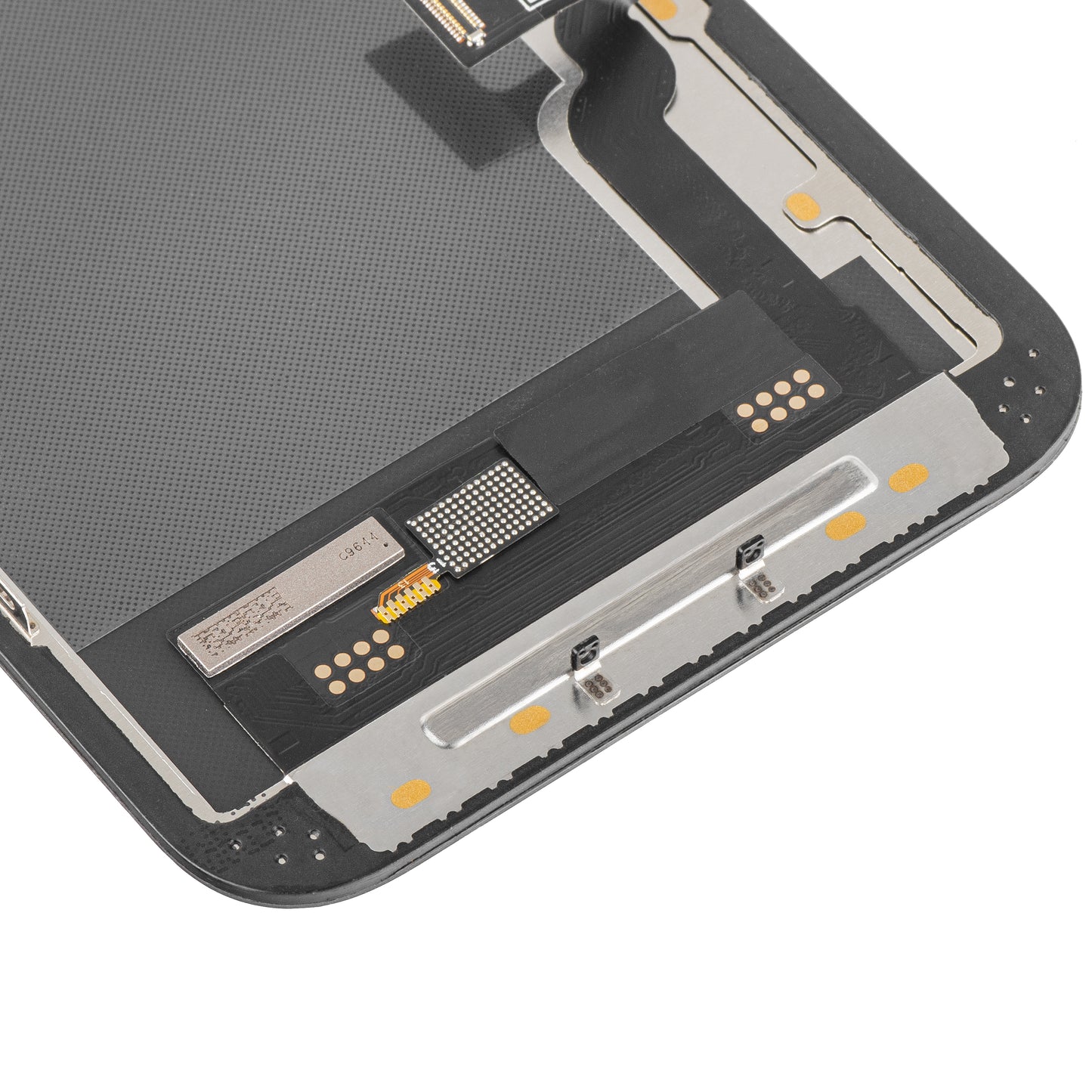 Displej s dotykovým panelem MP kompatibilní s Apple iPhone 13, s rámem, verze Soft OLED IC Movable FHD, černý
