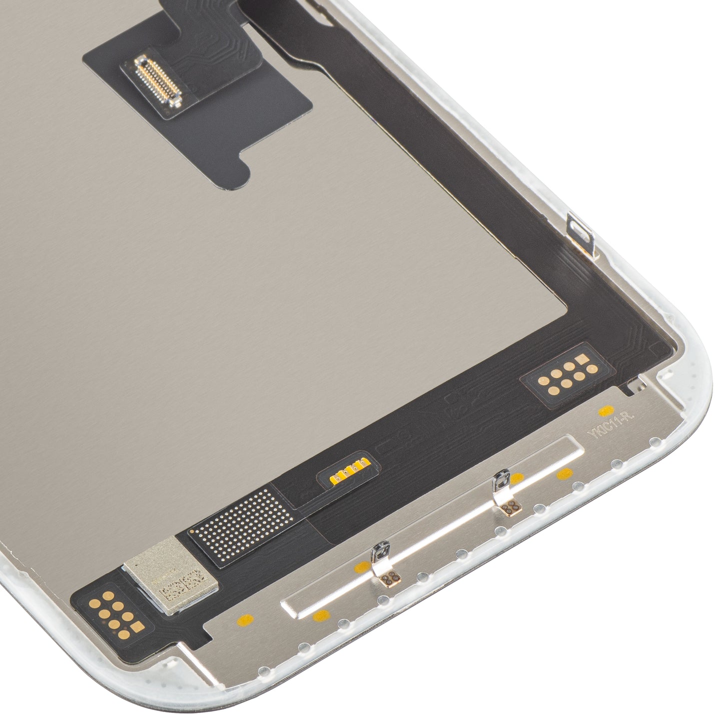Displej s dotykovým panelem MP kompatibilní s Apple iPhone 16 Pro, s rámem, verze Soft OLED FHD 120Hz IC Movable, černý