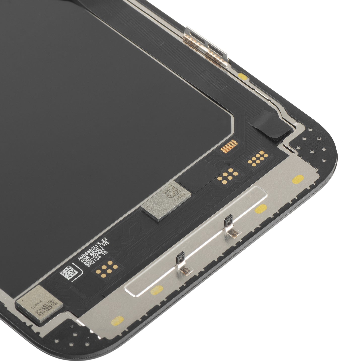 Displej s dotykovým panelem MP kompatibilní s Apple iPhone 13 Pro Max, s rámem, verze Soft OLED IC Movable 120Hz FHD, černý