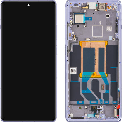 Displej s dotykovou obrazovkou OnePlus 12R, s rámem, Fialový (Electric Violet), Servisní balíček 621029000159
