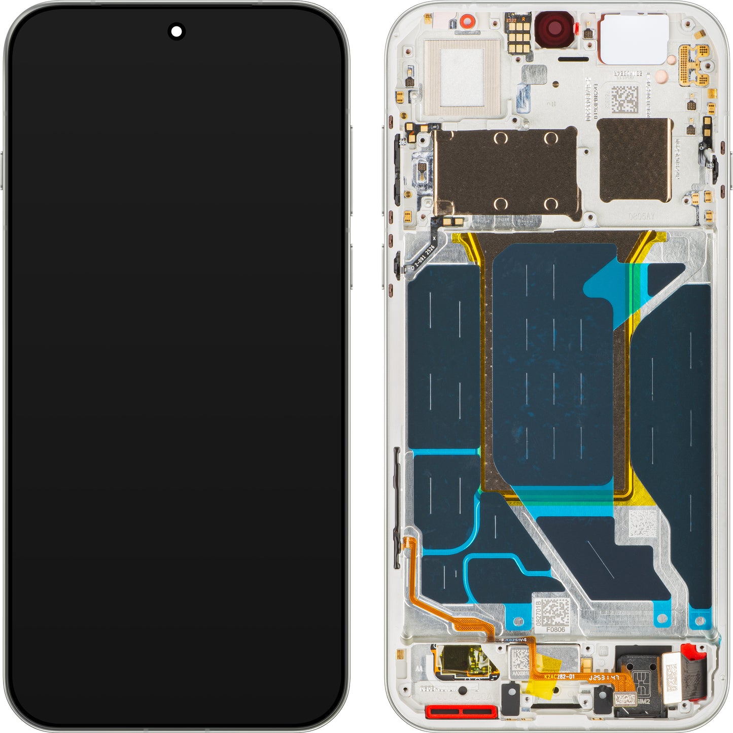Display s dotykovým displejem Oppo Find X9 Pro, s rámem, Bílá (Silk White), Service Pack 621029000721