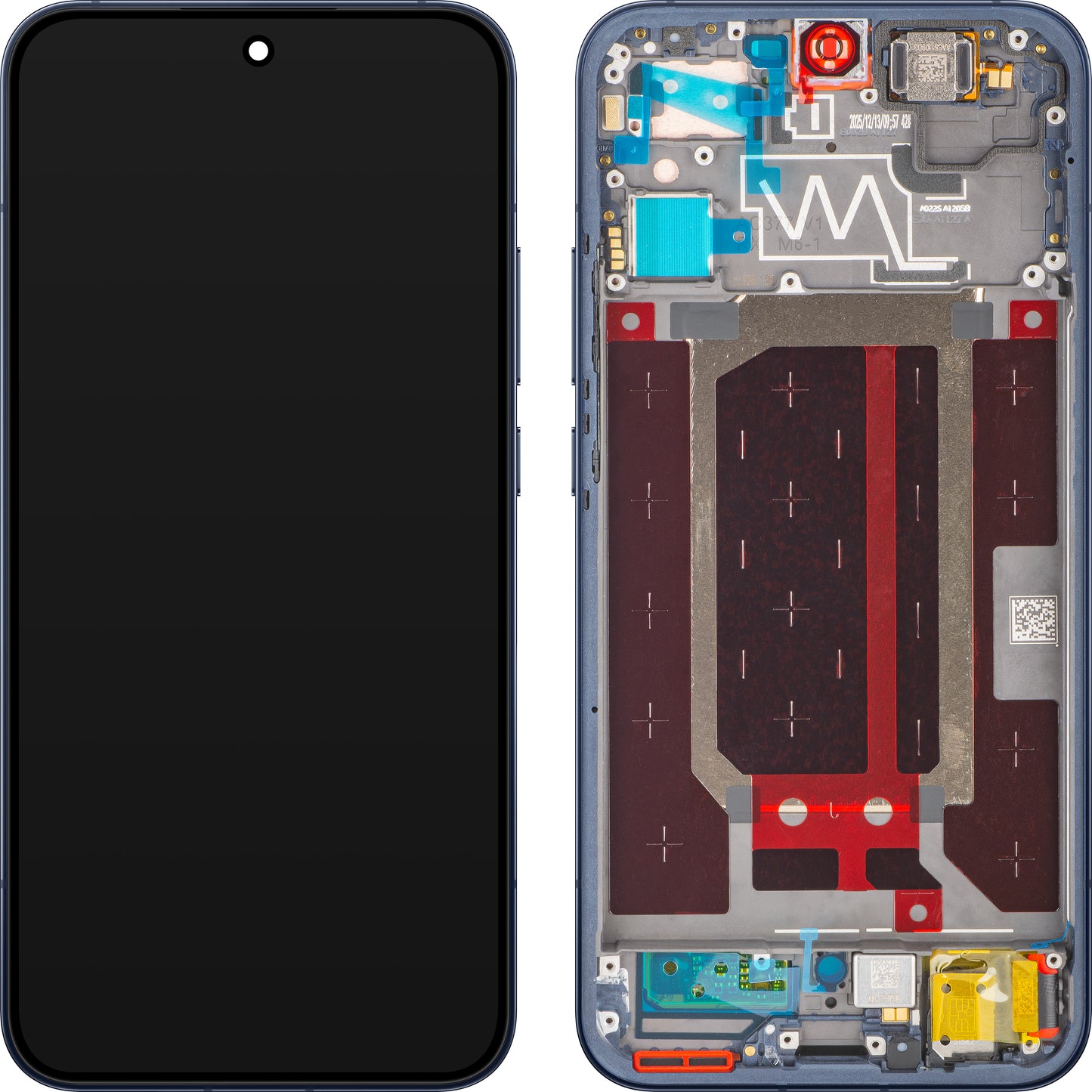 Display s dotykovou obrazovkou Oppo Reno15, s rámem, Námořnická modř (Twilight Blue), Service Pack 621029000788