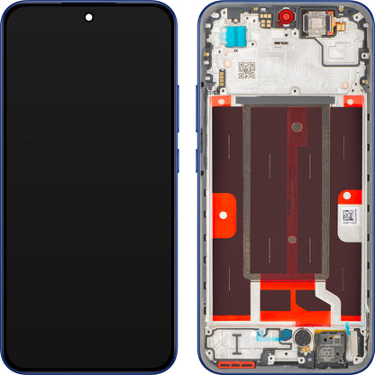 Oppo F31 / A6 / A6 Pro 5G Touchscreen Display, with Frame, Blue, Service Pack 621029000656