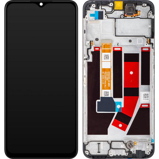 Displej s dotykovou obrazovkou Oppo A57 5G, s rámečkem, černý, repasovaný 4130239