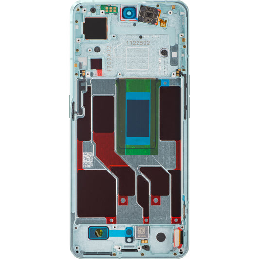 Displej s dotykovou obrazovkou Oppo Reno8 Pro+ / Reno8 Pro, s rámečkem, zelený, Swap 4130264