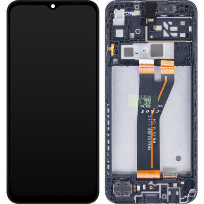 Dotykový displej Samsung Galaxy A14 A145, s rámečkem, neevropská verze, černý, servisní balíček GH82-3111185A