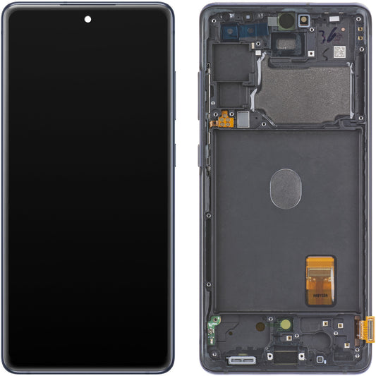 Displej s dotykovou obrazovkou Samsung Galaxy S20 FE 5G G781, s rámečkem, tmavě modrý, Swap GH82-24214A