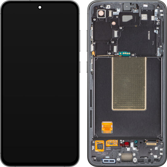 Samsung Galaxy S24 FE S721 Dotykový displej Samsung Galaxy S24 FE S721, s rámečkem, černý (grafitový), servisní balíček GH82-35848A 