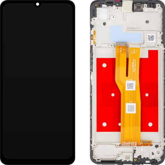 Displej s dotykovou obrazovkou Samsung Galaxy A07 4G A075, s rámem, šedý, Service Pack GH81-28044A