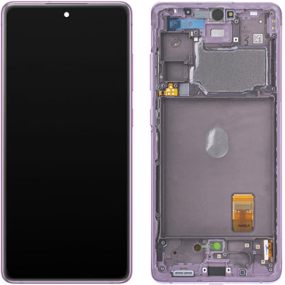 Displej s dotykovou obrazovkou Samsung Galaxy S20 FE G780, s rámečkem, fialový, Swap GH82-24219C