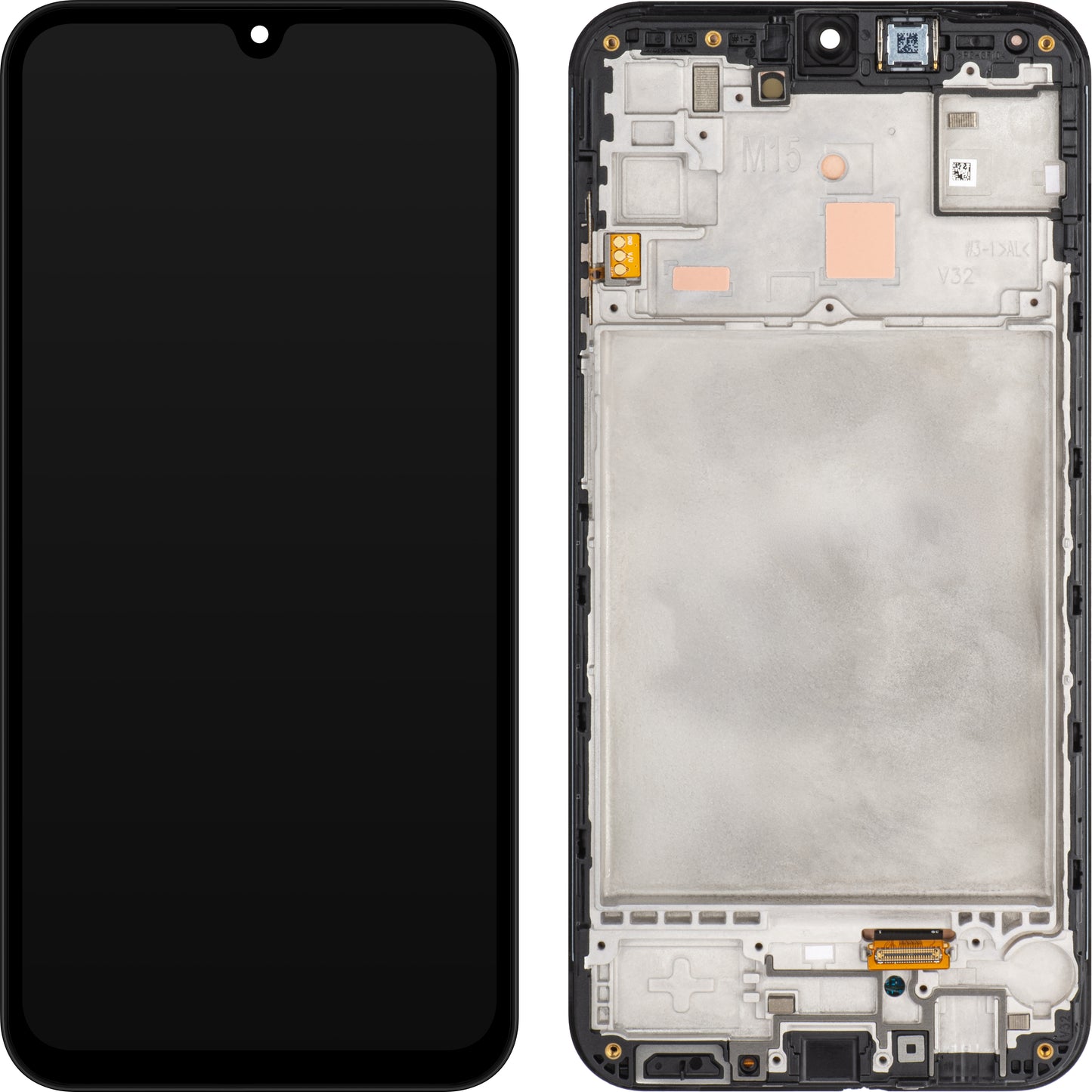 Displej s dotykovou obrazovkou Samsung Galaxy M15, s rámečkem, černý (šedý), repasovaný GH82-34683A