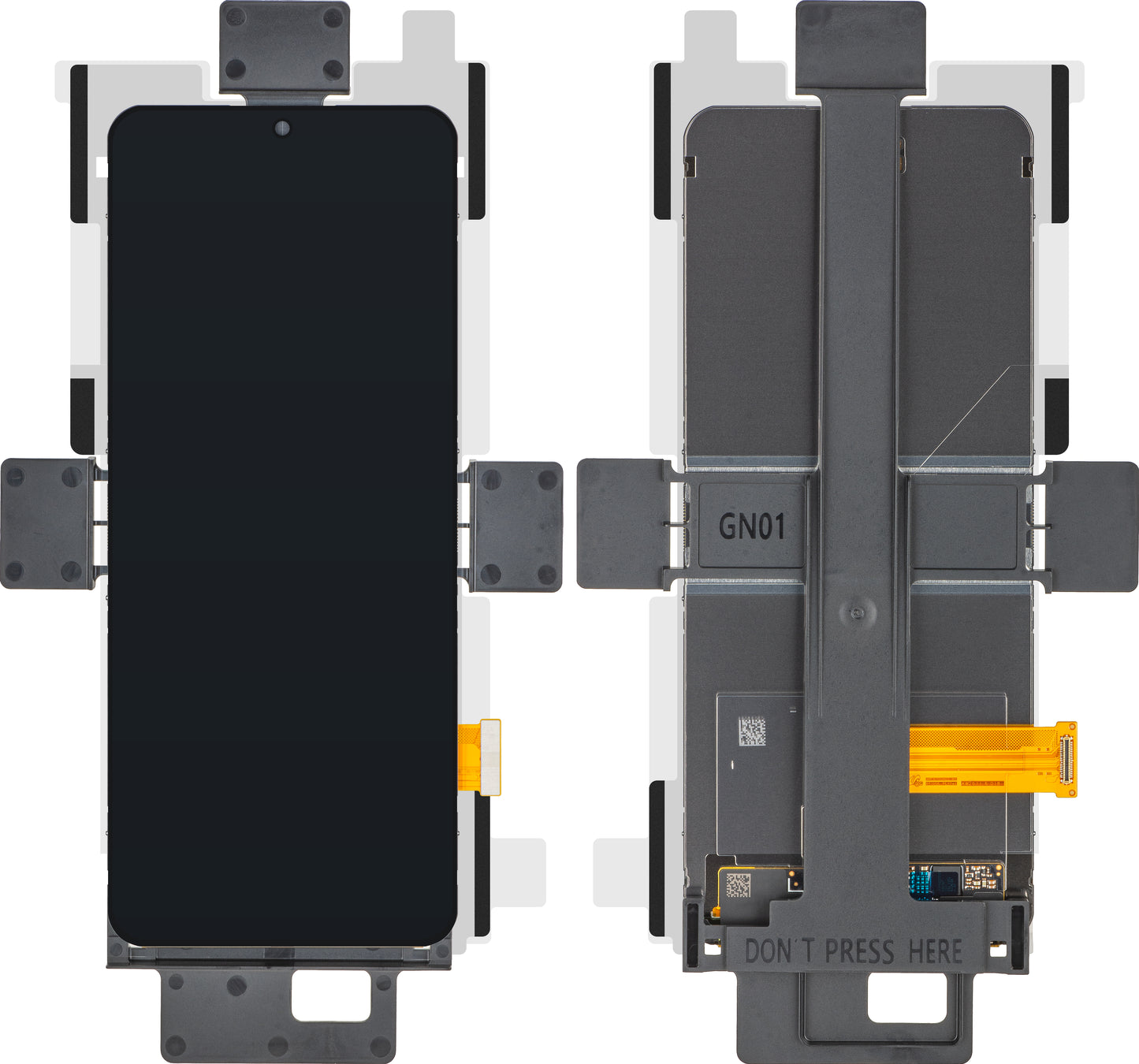 Displej s dotykovou obrazovkou Samsung Galaxy Z Flip6 F741, Sub Inner, Service Pack GH82-35022A